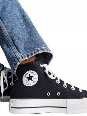 Converse High Top Sneakers in Black and White